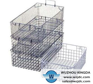 Coated wire basket