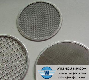 Woven mesh filter disc