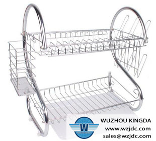 Stainless steel plate rack