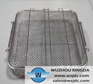 Stainless steel basket with lid 316