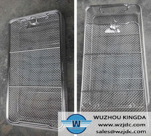 Stainless steel mesh food trays