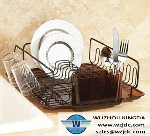 Bronze dish drainer