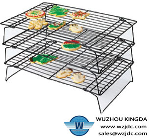 Collapsible cooling rack