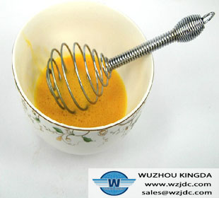 Spring egg whisk