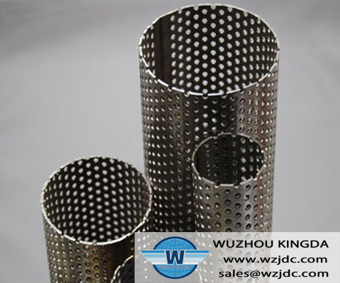 Perforated metal tubing
