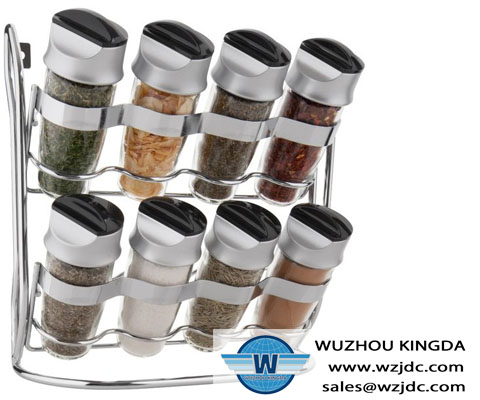Stainless steel spice rack