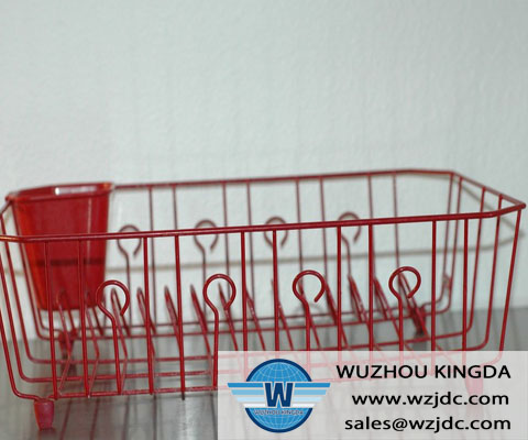 Wire dish drainer