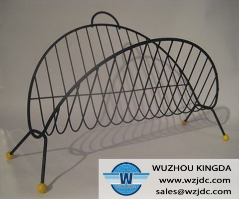 Wire magazine racks