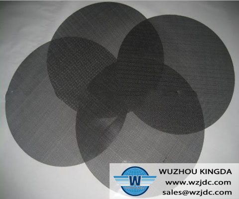 Black wire cloth filter