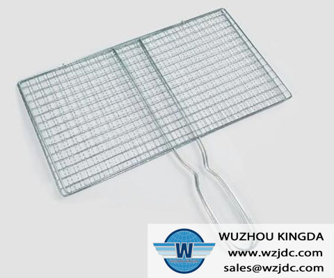 Square barbecue net