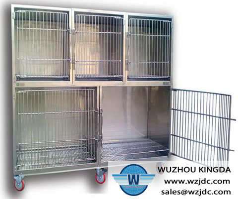Stainless wire pet cage