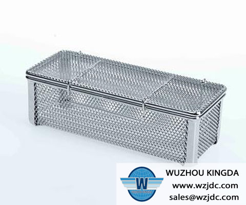 Sterilization wire mesh basket