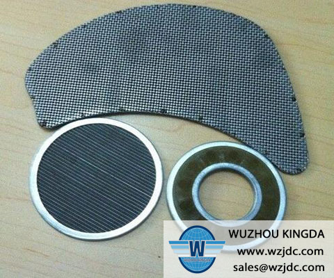 Stainless steel filter mesh disc