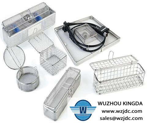 Stainless surgical basket