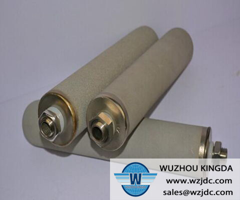 Sintered power filter element