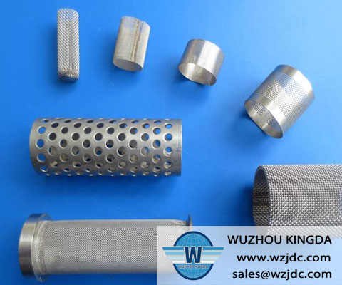 Wire mesh filter tube