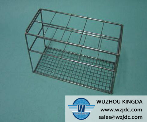 Metal wire test tube rack