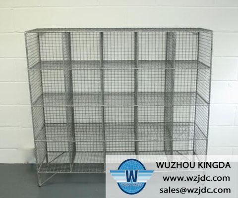 Storage wire mesh rack