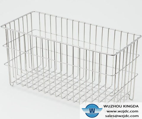 Wire storage basket