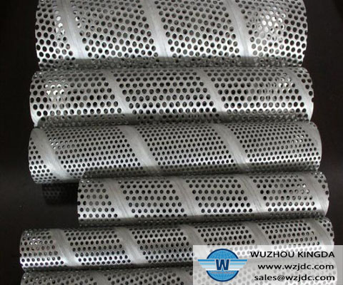 Perforated cylinder filter