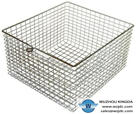 Stainless container basket