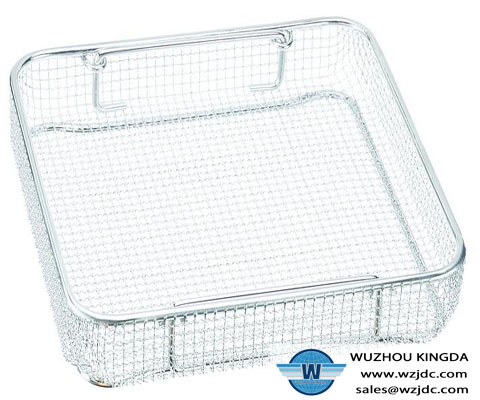 Stainless steel wire mesh plant basket