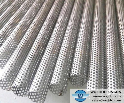 Perforated or punching stainless steel filter tube