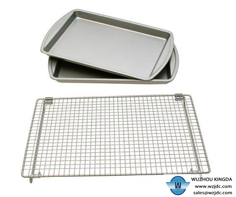 Grid wire mesh rack