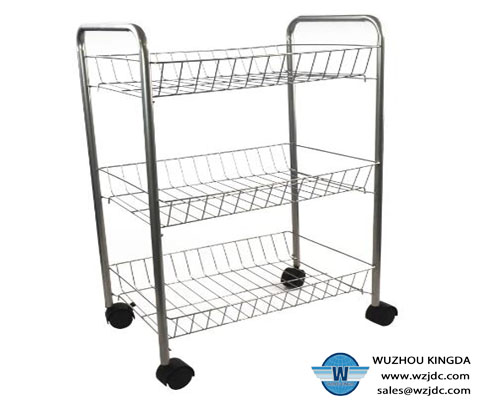 Folding stainless steel kitchen wire rack