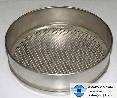 Perforated plate sieve