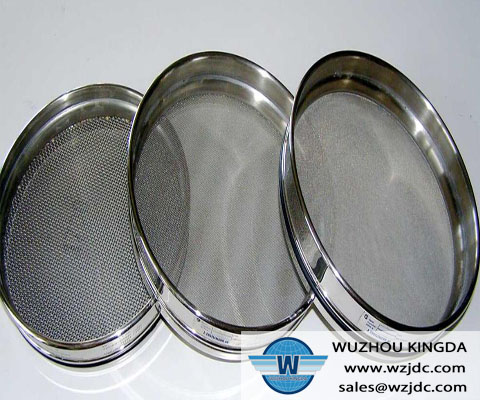 Woven wire mesh filter sieve