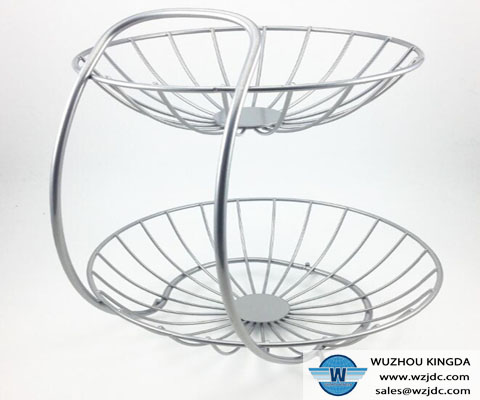 Metal mesh wire fruit basket