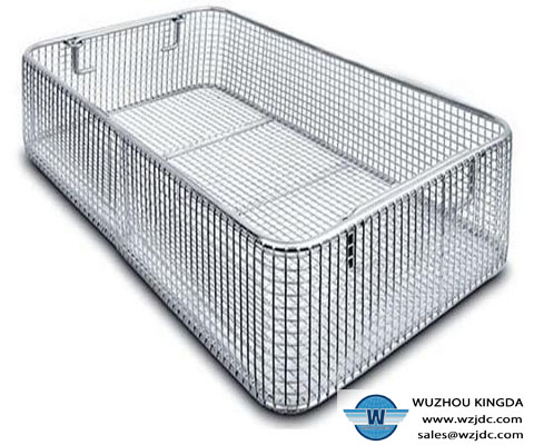 Medical wire mesh basket