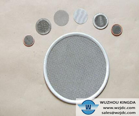 Wear resisting filter disc