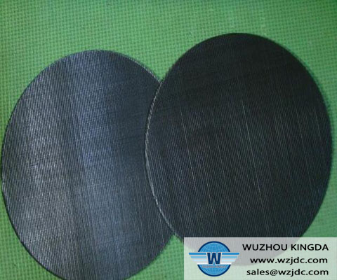 Wire mesh screen filter disc