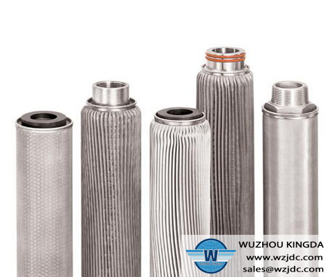 Stainless steel cartridge water filter