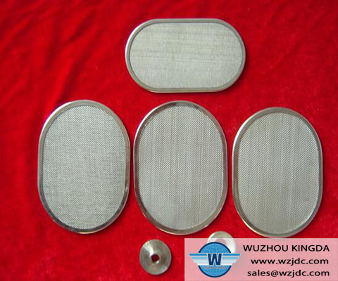 Reusable stainless steel filter disc