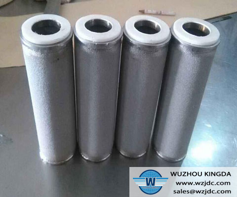 Sintered filter pipe