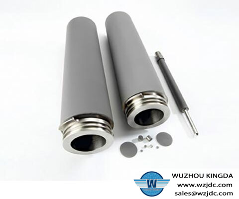 Sintering metal powder filter