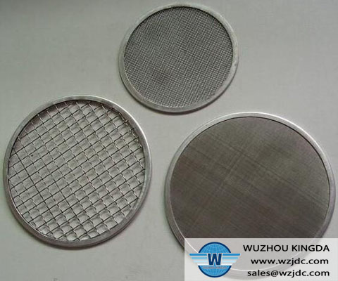 Metal round filter disc