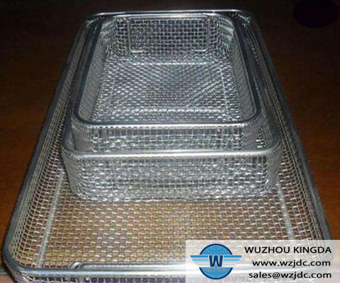 Nested sterilization basket