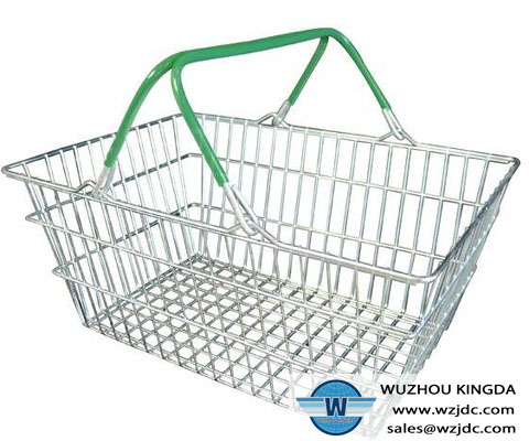 Market stainless steel shopping basket