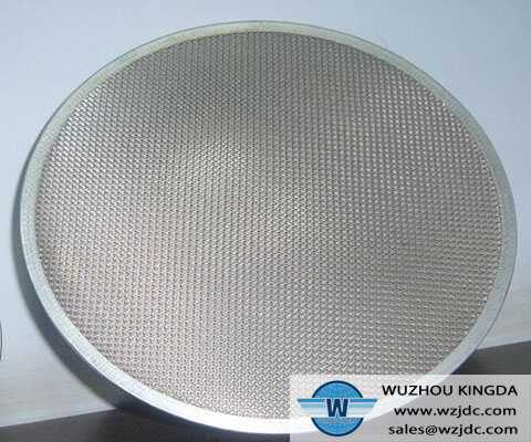 Stainless steel round filter disc