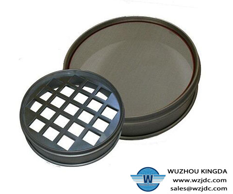 Test sieve for laboratory analysis