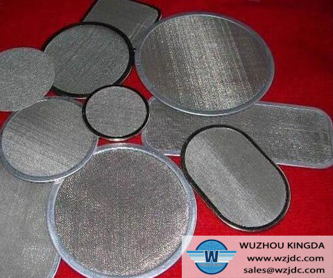 Filter disc used in industry