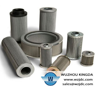 Oil metal filter element