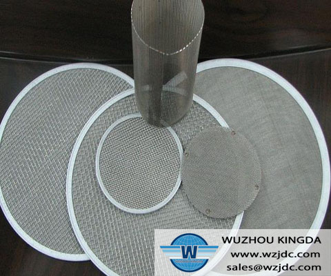 Plain weave filter cloth pack
