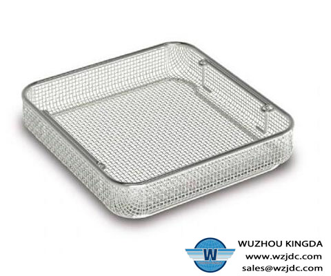 Medical wire mesh antisepsis tray